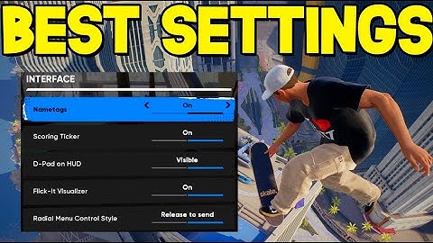 The BEST SETTINGS Guide in SKATE. (Skate 4.)