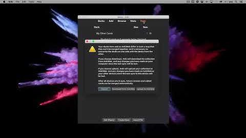 Syncing in Anki: One-Way Syncs
