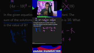 Sum of Solution: REAL June SAT Math