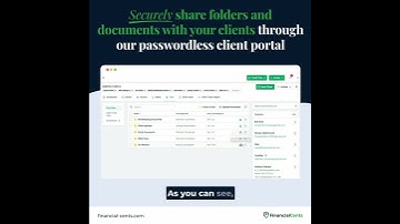 Securely share folders and documents with your clients #accountingfirm