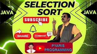 Java Selection Sort | Selection sort in descending order using Java