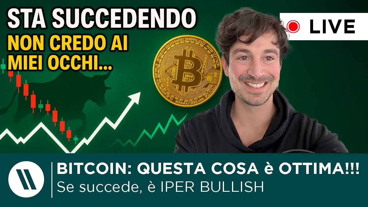 BITCOIN, CRYPTO: QUESTA COSA è OTTIMA!! (STA SUCCEDENDO DAVVERO...) |  ATTENZIONE AL FINE SETTIMANA!