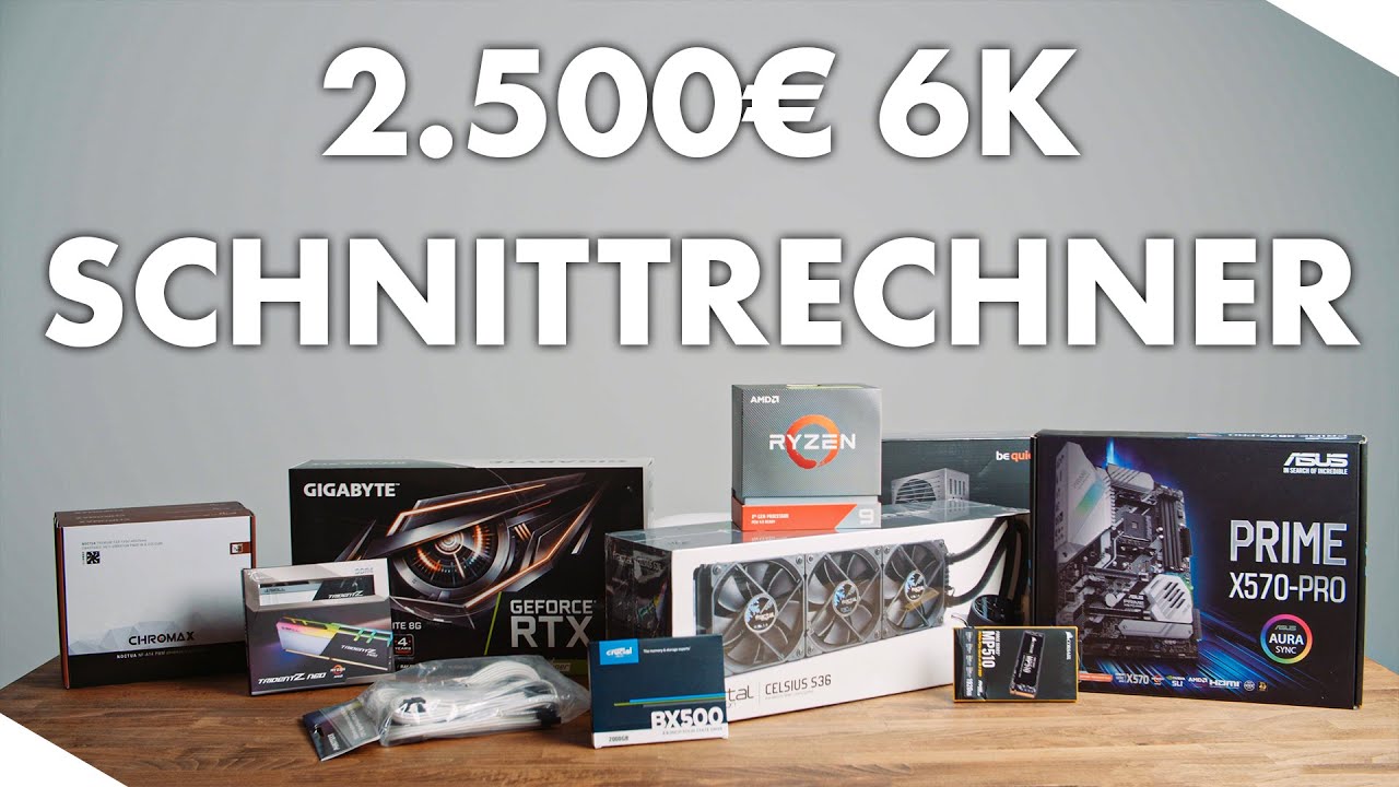 MAC PRO KILLER PC KOMPONENTEN - Videoschnitt PC 2020 - PC Zusammenbauen - PC für Videobearbeitung