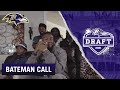 Inside the Draft Call to Rashod Bateman | Baltimore Ravens