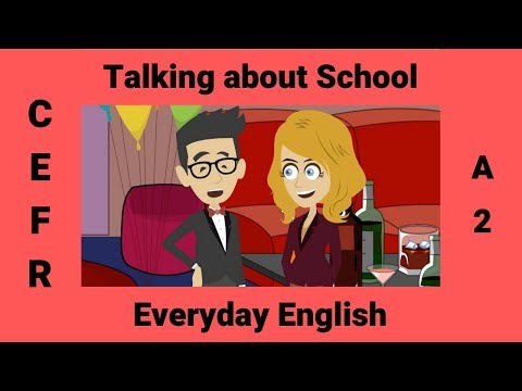 Past Simple and Past Continuous | ESL Conversation about School Memories