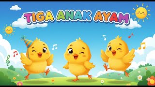 Tiga Anak Ayam | Lagu Anak Indonesia | Animasi