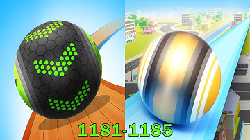 Going Balls VS Action Balls - SpeedRun Gameplay Level 1181-1185