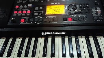 Korg EK50 quick set up guide and Tutorial