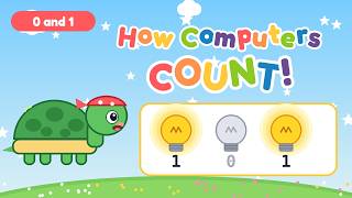 Information Binary Boss! 💡 Count Like a Computer with Light Bulbs | Coding for Kids Guide