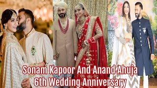 Actress Sonam Kapoor And Anand Ahuja 6th Wedding Anniversary | #sonamkapoor #anandahuja #wedding