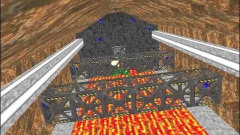 Descent 2 TEW, Level 14, insane difficulty, cold start, no death, full rescue, 121HP at exit