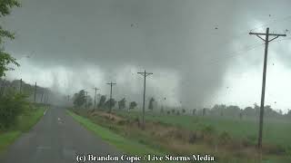 POWERFUL EF-3 Tornado Strikes NW Ohio! 8/24/2016