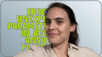 ERROR! unexpected parameter type in action Ansible Playbook