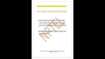 User-centric Computing for Human-Computer Interaction |WEEK-5||ASSIGNMENT-5||-NPTEL