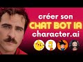 Crer un chat bot ia gratuit  tuto characterai