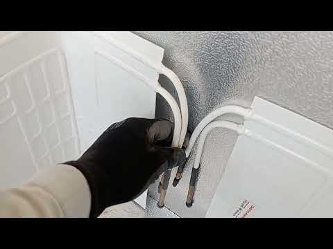 طريقة ربط فريز خارجي للمجمده مع ضبط الاعاقه مع تبديل زيت الضاغط الجزء الأول