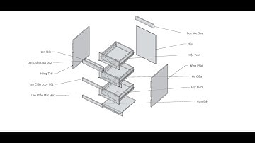 Hướng dẫn tạo sơ đồ lắp ráp sản phẩm nội thất SketchUp ABF
