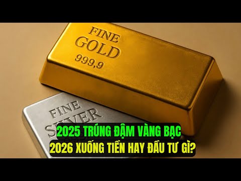 Năm 2025 Đầu Tư Vàng Bạc Trúng Lớn: 2026 Có Nên Tiếp Tục Xuống Tiền Hay Đầu Tư Gì?