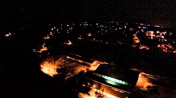 Night Auto Flight with 63 foot crash into TREE! Phantom 2 CRASH