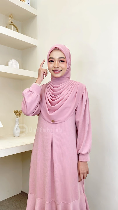 Tutorial Hijab Drapery instan bisa pakai Segiempat dan pasmina nih