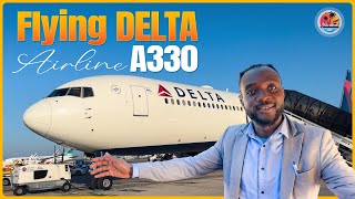 DELTA A330 Review - Fly With Me From ATLANTA to PARIS With Delta A330 | Travel With Dr Awah.