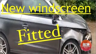 Audu A1 S-line 2011 1.6 Tdi PT7 Windscreen Fitted Replacing An Audi Etron Windscreen Here S How