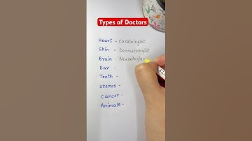 Thumbnail of Types of Doctors