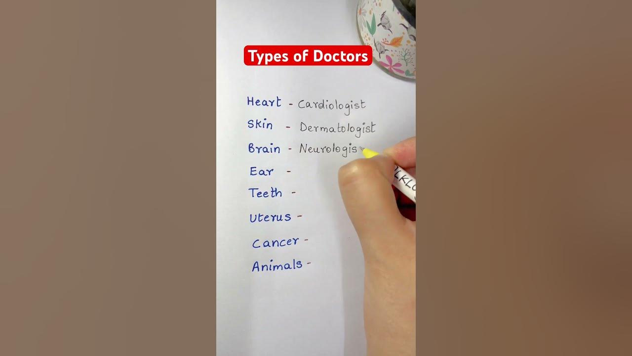 Types of Doctors