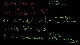 Poles & Zeros: Transfer Function Stability