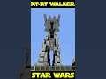 Recreé el AT AT de Star Wars en Minecraft QUEDÓ BRUTAL 👀🔥