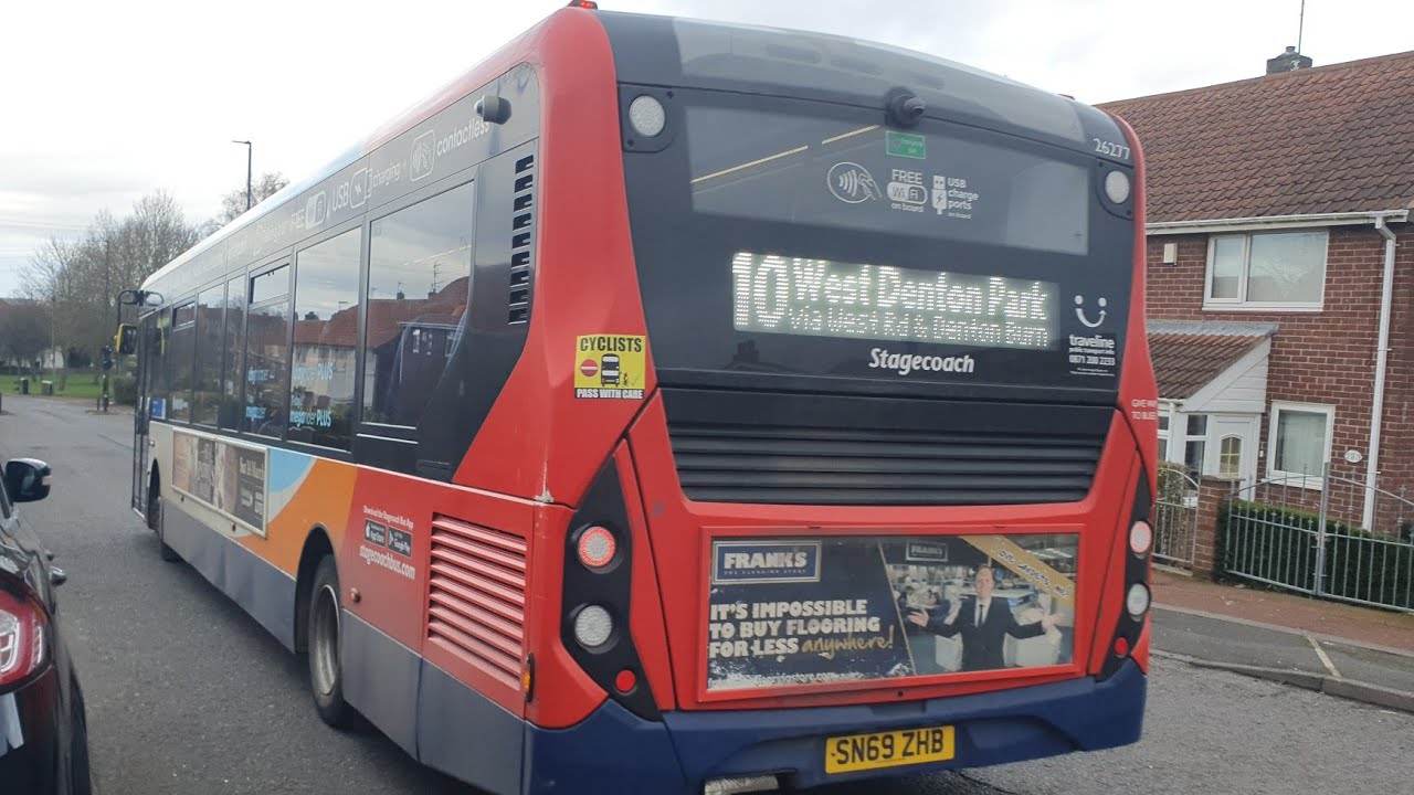 Announcement Glitch + Fast Driver: 26277/SN69 ZHV Stagecoach Northeast Adl Enviro 200 MMC On The 10