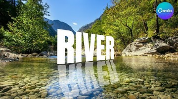 How to Create a Water Reflection Effect in Canva | Easy Photo Editing Tutorial