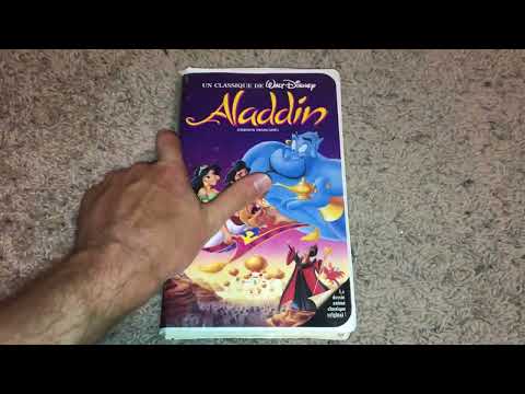 Aladdin French Canadian VHS Review