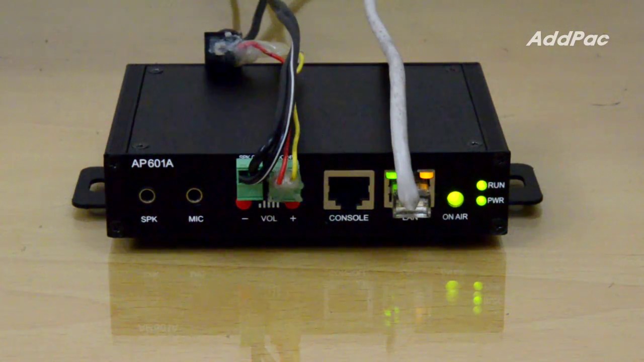 AP601A IP Paging Terminal_AMP built in Model demo (통합보안관제 시스템용 IP음성방송 ...