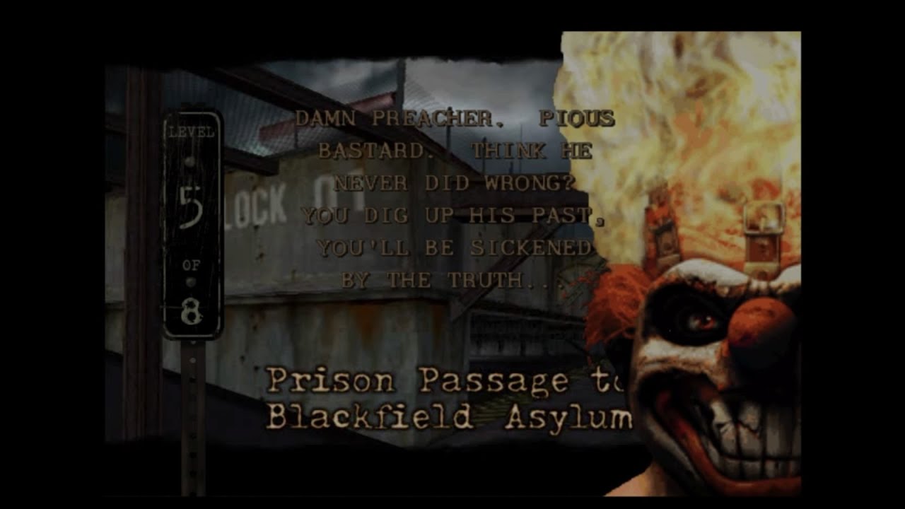 Twisted Metal Black PS4 "Sweet Tooth" Needles Kane's story pt.2 YouTube