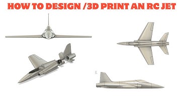 Design Your First 3D printed RC Jet in Fusion 360: A Step-by-Step CAD Guide