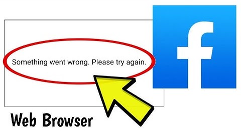 How To Fix Facebook Website Something went wrong. Please try again Error Windows PC Chrome Browser