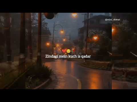 Zindagi mein kuch is qadar main khud ko barbaad krta hu💔🥺🥀| broken heart sad shayari #sadshayari