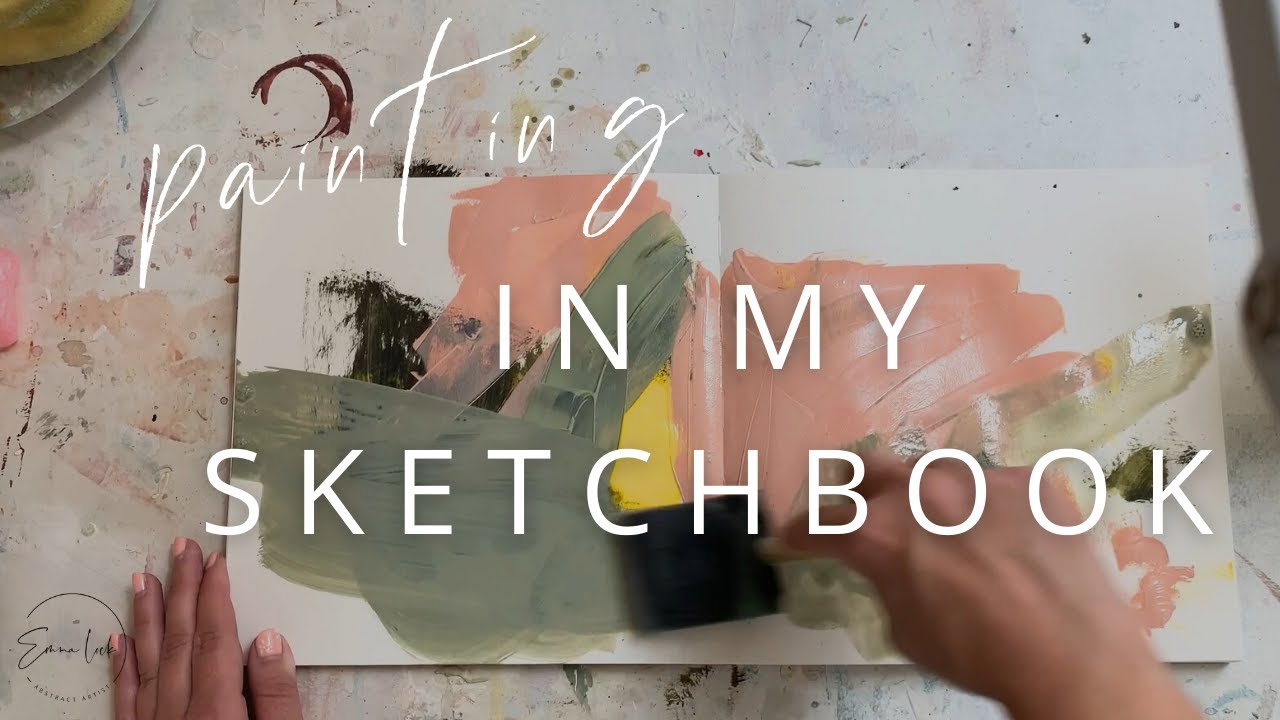 Painting in my sketchbook - YouTube