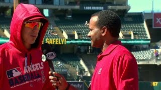 LAA@OAK: Lincecum discusses his return, Angels debut