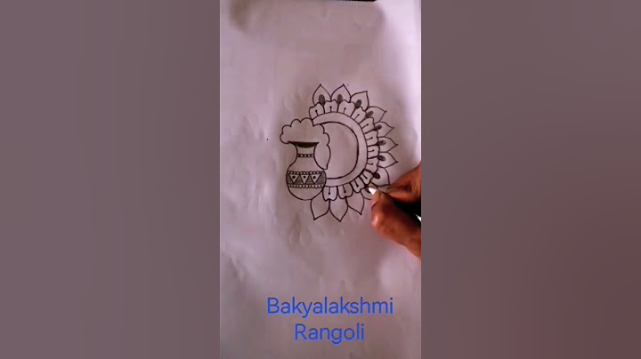 pongal paanai kolam2023/pongal pot kolam/Sankranthi bhogi kundalu Muggulu/Sankranthi rangoli#shorts