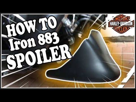 HOW TO: Spoiler Iron 883 Sportster Harley Montage