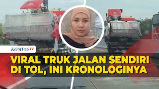 Perekam Ceritakan Kronologi Truk Jalan Sendiri di Tol hingga Akhirnya Viral