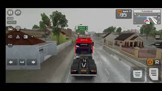 Mandala Giri on Purwokerto City - Truck Simulator Indonesia - Android Game Play screenshot 4