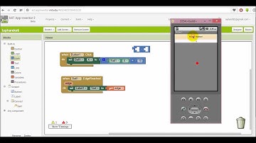 Mit App Inventor 2 de Canvas, Ball Kullanımı ve Kenarları Algılatmak