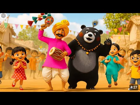 क ल मद र आय Bandar Wala Dance Hindi Rhymes For Kids Kalu Madari Aaya बच च क मज द र ग त