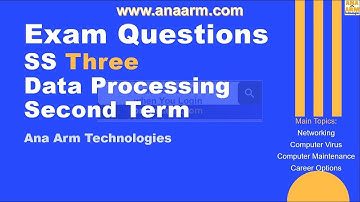 Exam Questions SS Three Data Processing Second Term 1 to 20