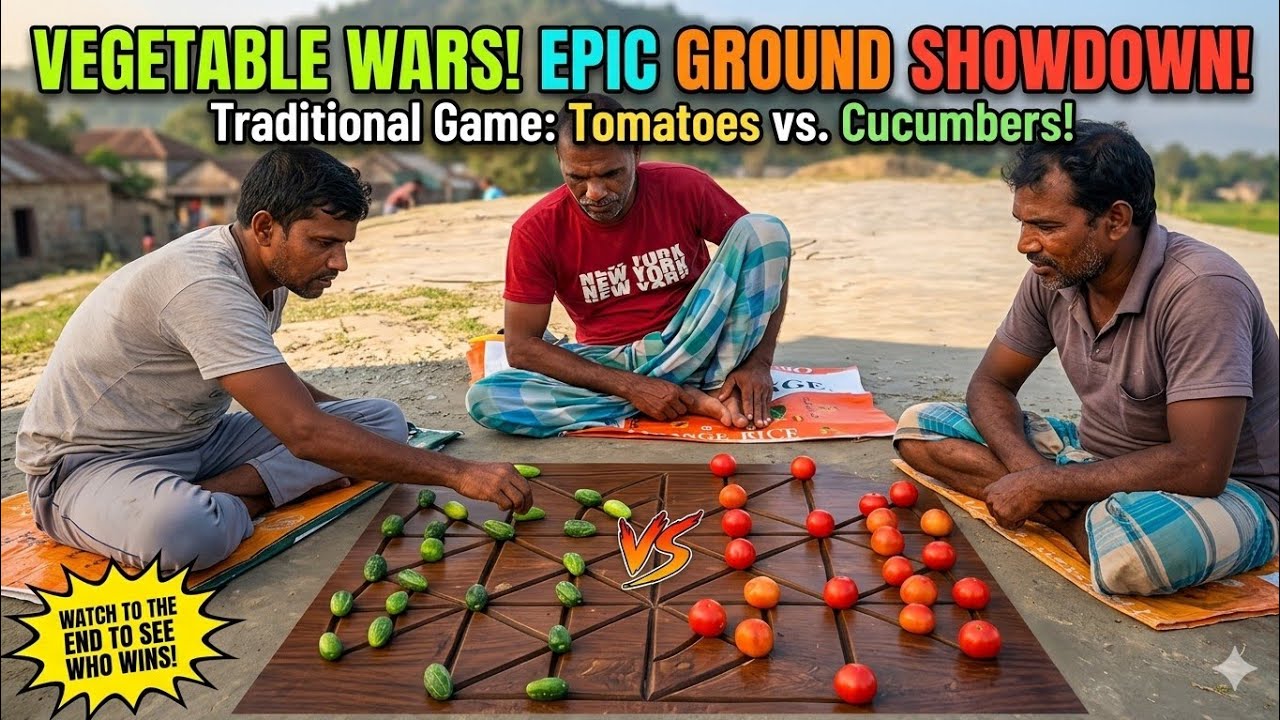 See what kind of games the villagers play to pass the time | Village man Challenge Game |
