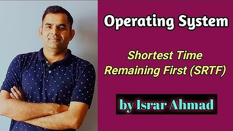 SRTF(Shortest Remaining Time First) CPU Scheduling Algorithm With Example | Operating System