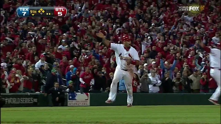 WS2011 Gm6: Freese's two-out triple ties it in the...